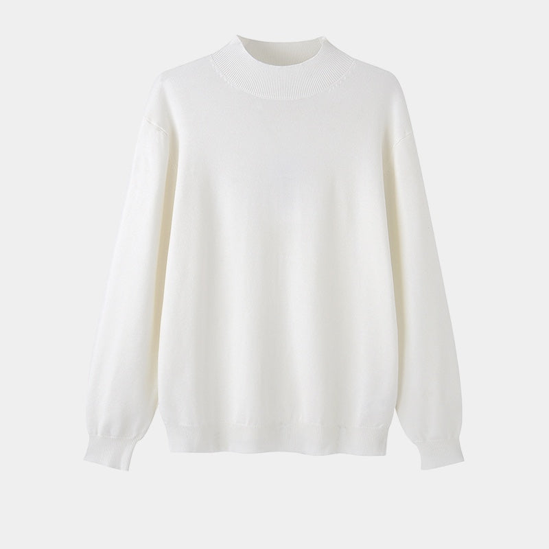 Feinstrick-Pullover – Tiefschwarz