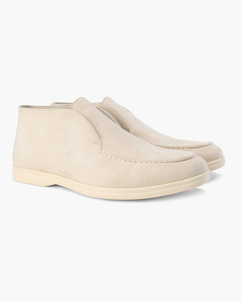 Schnürschuhe – Dunkelbraunes Wildleder
