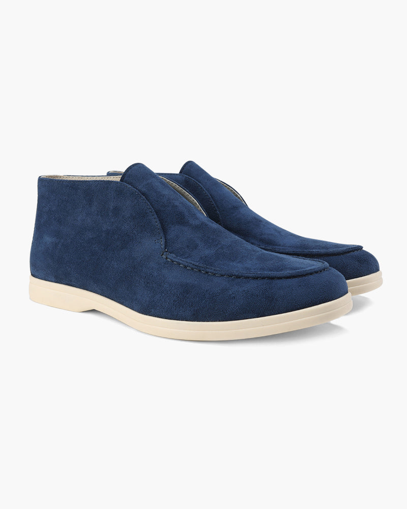Schnürschuhe – Dunkelbraunes Wildleder