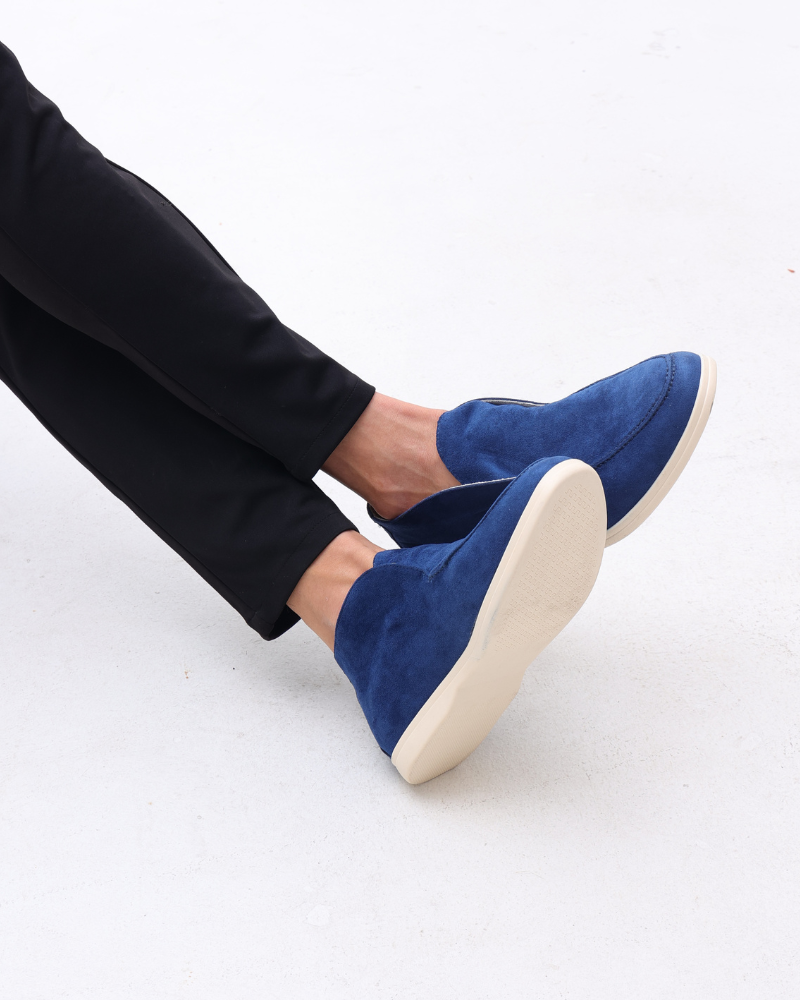 Schnürschuhe – Dunkelbraunes Wildleder