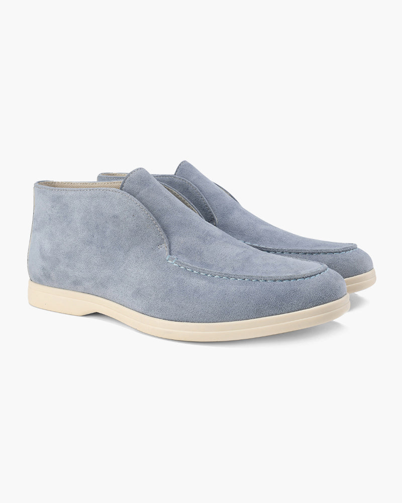 Schnürschuhe – Dunkelbraunes Wildleder