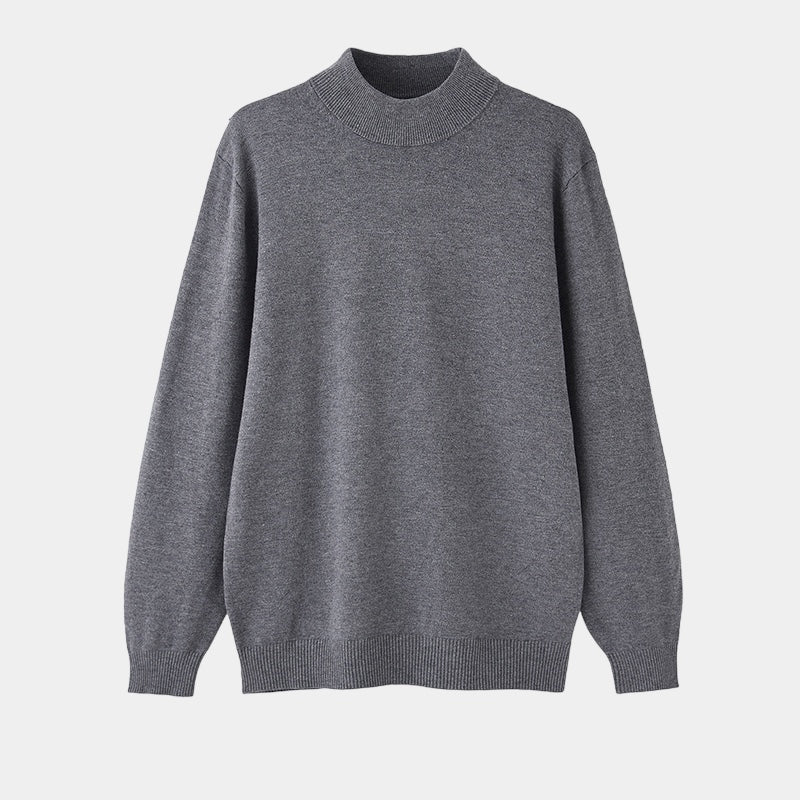 Feinstrick-Pullover – Tiefschwarz
