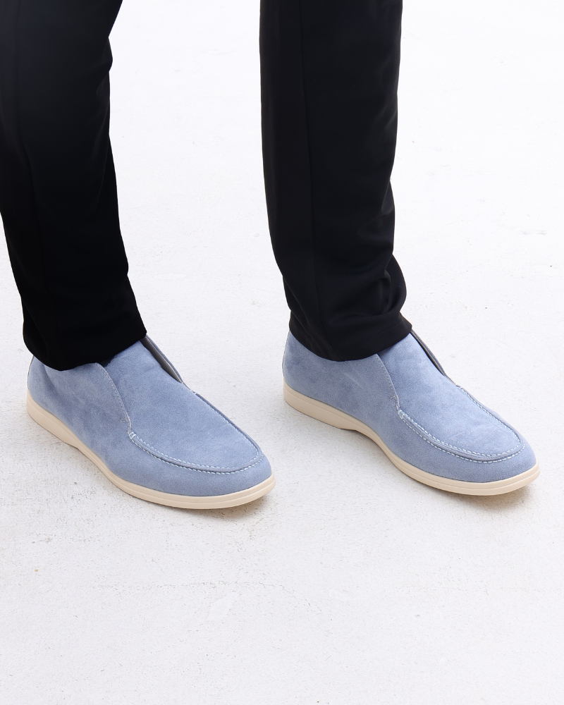 Schnürschuhe – Dunkelbraunes Wildleder